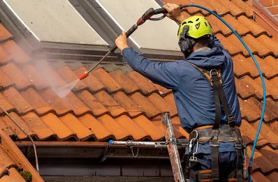 Démoussage et hydrofuge de toiture au Meillard